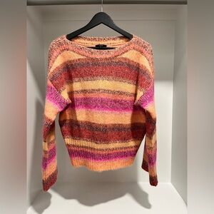 J.Crew Alpaca Blend Wide Sleeve Striped Sweater S